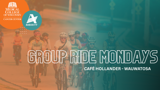 Monday Group Bike Ride Promo for Cafe Hollander Wauwatosa WI