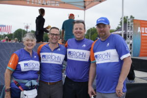 Team Briohn in custom jerseys at the Audaxity Ride in Milwauke