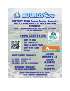 Suppport Audaxity at a Dockhounds game Aug. 11