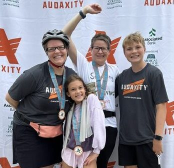 Murray-Bentz family rides in Audaxity
